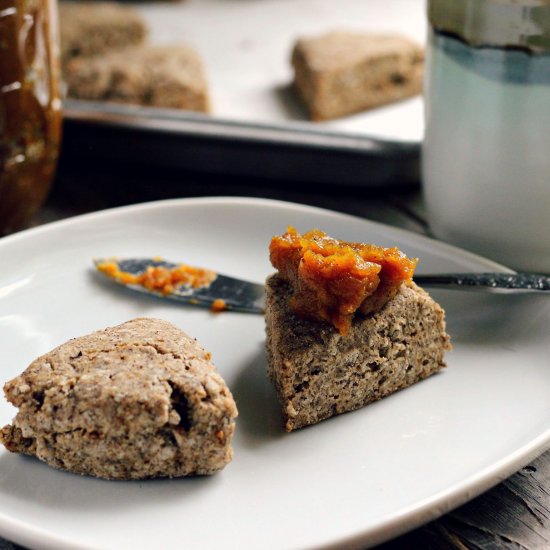 Buckwheat Scones & Butternut Butter