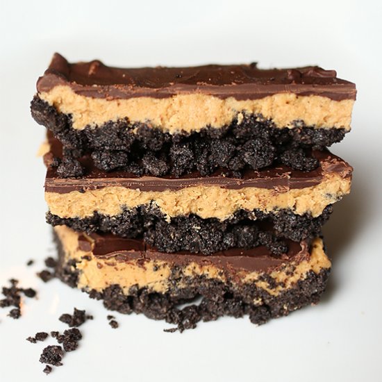 No Bake Peanut Butter Oreo Bars