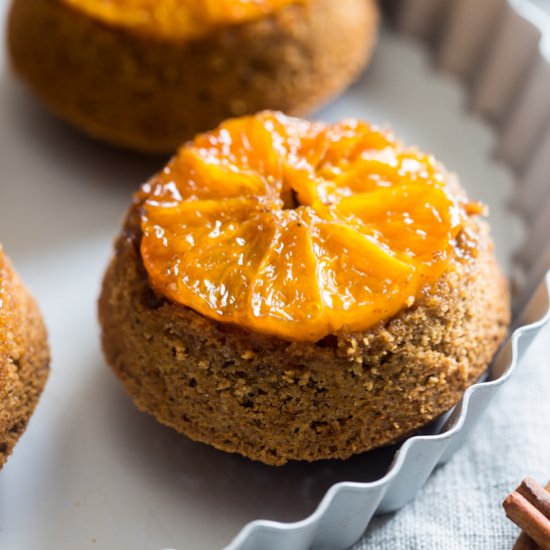 Vegan Upside Down Citrus Muffins