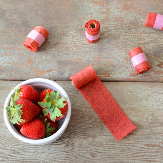 Strawberry Lemonade Fruit Roll Ups