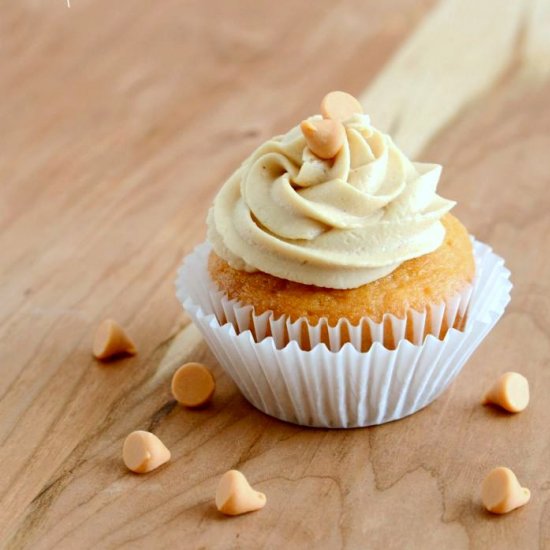 Double Butterscotch Cupcakes