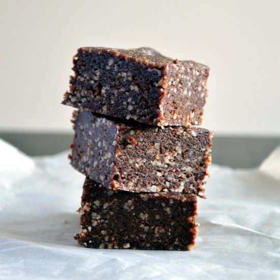 Raw Nut-Free Chocolate Brownies