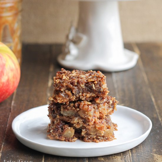 Caramel Apple Crumb Bars