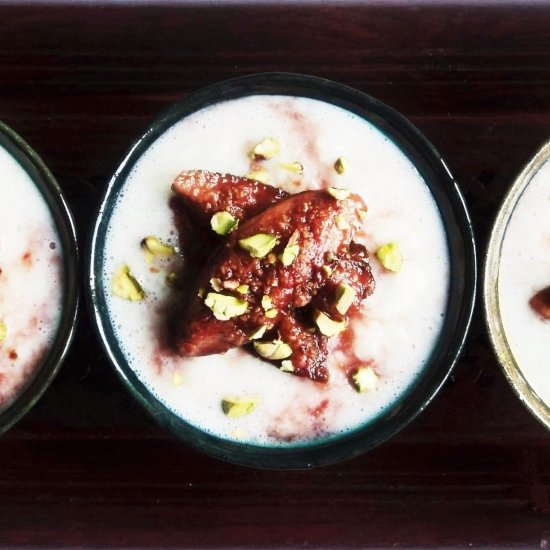 Caramelised Fig Rice Pudding