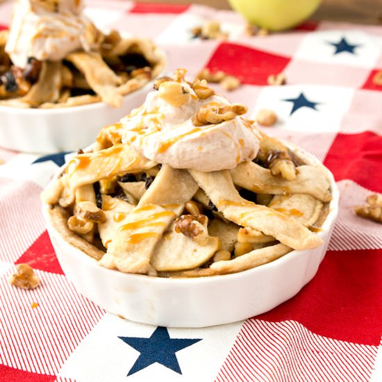 Apple Walnut Currant Tarlets