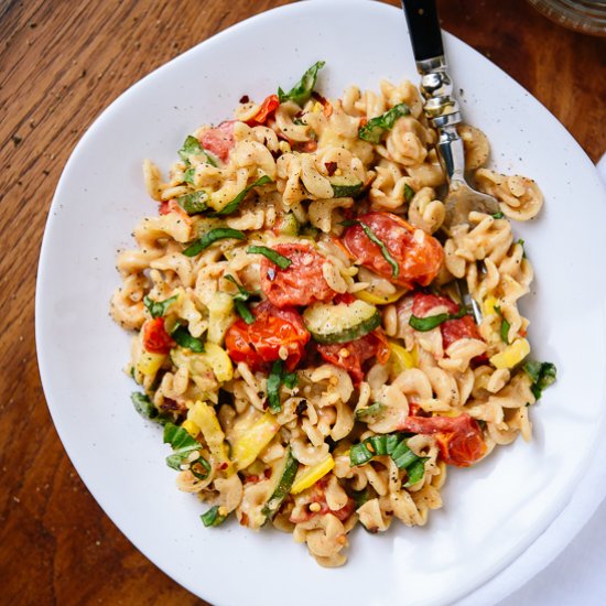 Cherry Tomato & Squash Pasta