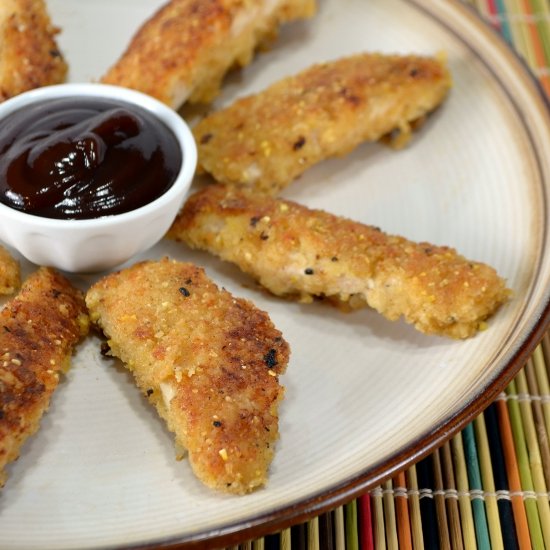 Crispy Parmesan Chicken Strips