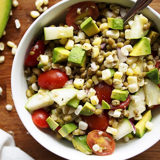 Summer Veggie Mung Bean Salad