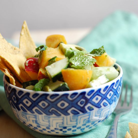 Nectarine Avocado Salad