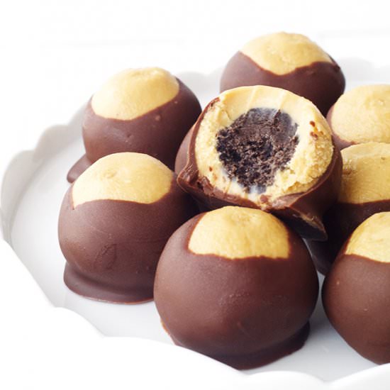 Peanut Butter Oreo Buckeyes