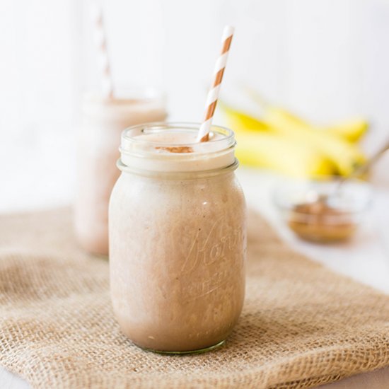 Chocolate, Banana, Peanut Butter Shake