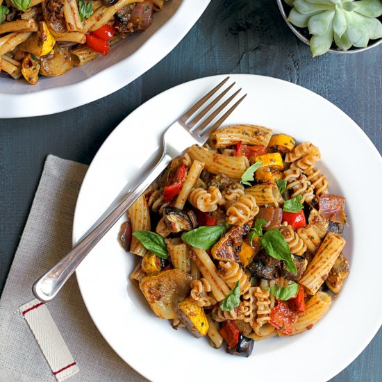 Pasta with Sun-Dried Tomato Pesto