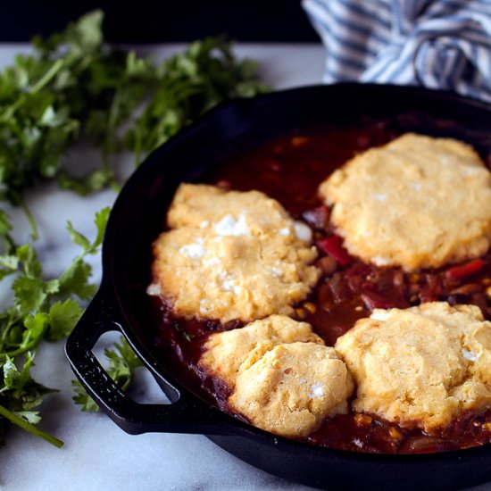 Cheesy Corn Flour Drop Biscuits