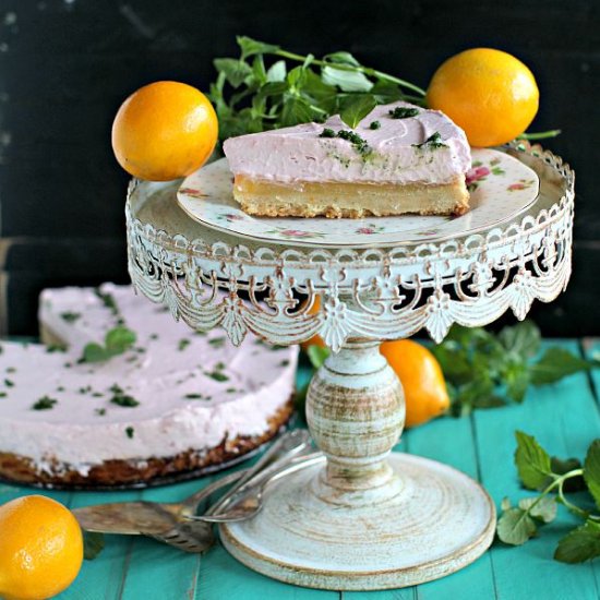 Lemon Bar Raspberry Mousse Cake