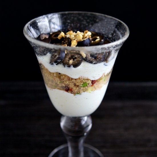 Savory Mediterranean Yogurt Parfait