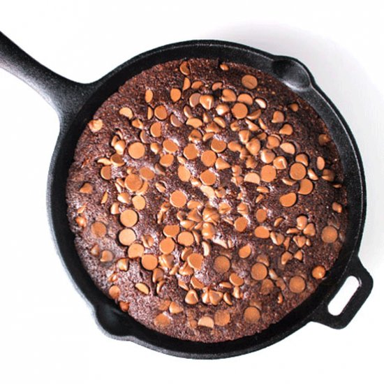 Easy Skillet Brownies (Gluten Free)