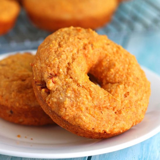 Cheddar Sriracha Cornbread Donuts