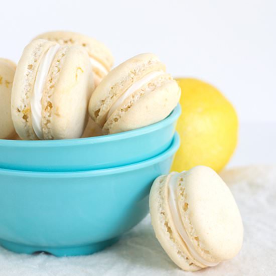 Lemon Meringue French Macarons