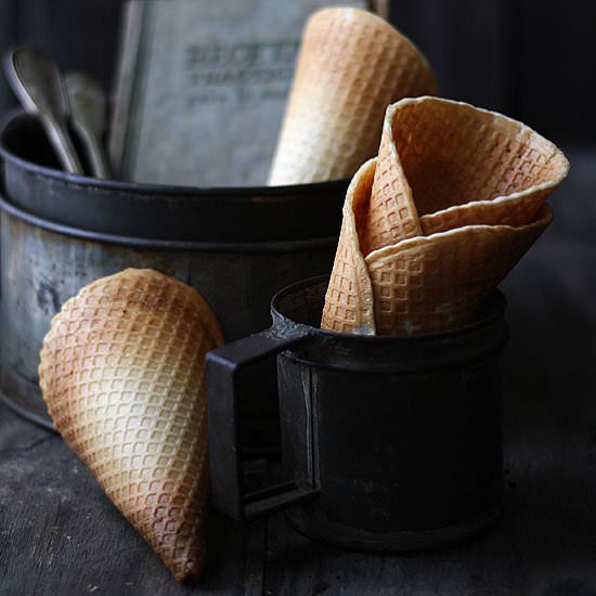 Homemade Waffle Cones