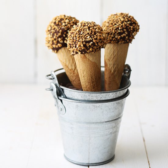 Homemade Drumstick Cones