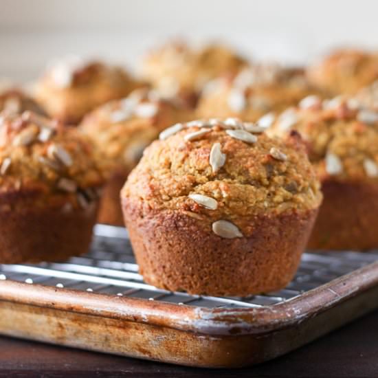 Healthy Pumpkin Spice Muffins