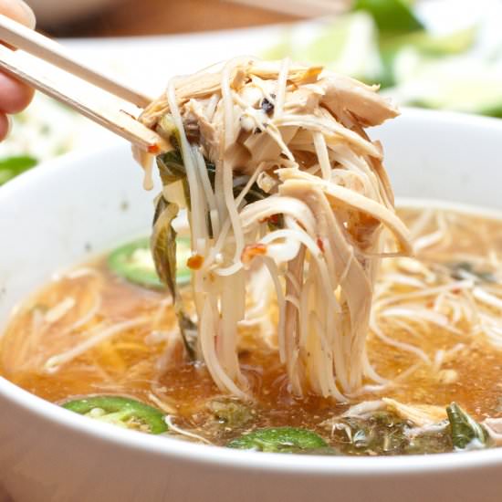 Crock Pot Chicken Pho