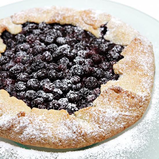 Blueberry Crostata with Tequila