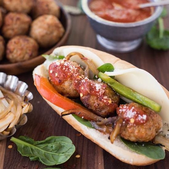 Build Your Own Meatball Sub Platter