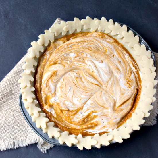 Marbled Pumpkin Pie