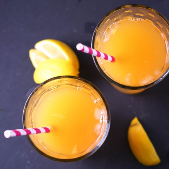 Easy Mango Nectarine Lemonade