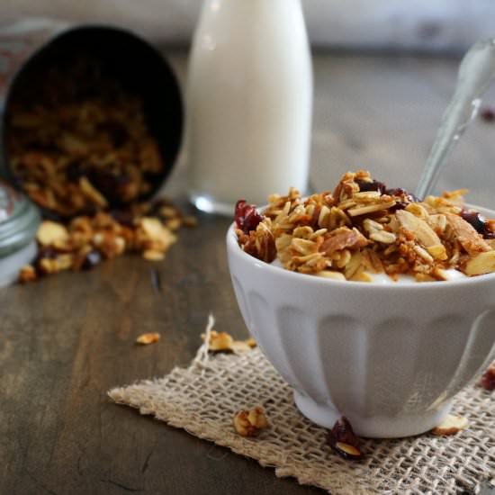 Cranberry Almond Granola