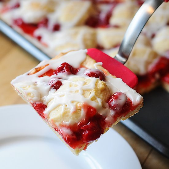 Cherry Kuchen Bars