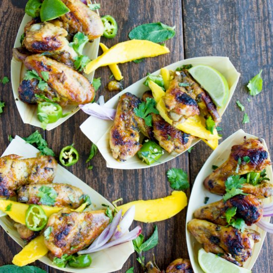 Spicy Mango Chicken Wings