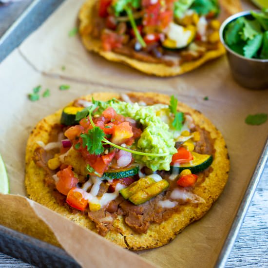 Summer Vegetable Tostadas