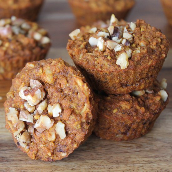 Carrot Cake Coconut Muffins