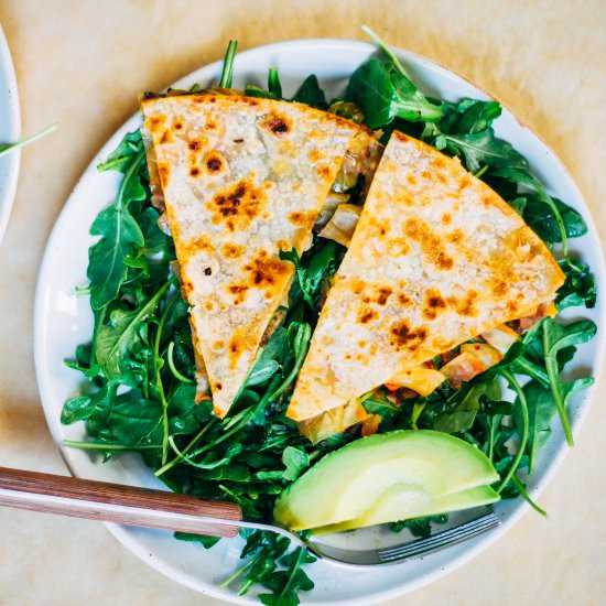 Kimchi Quesadillas