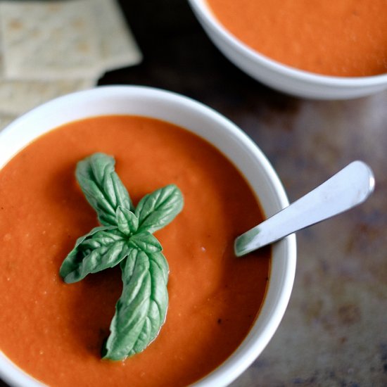 Vegan Cream of Tomato Soup