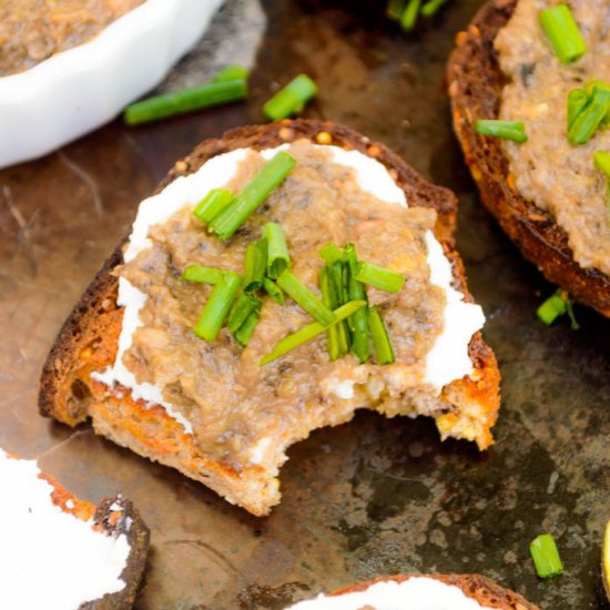 Fig & Olive Tapenade Crostini