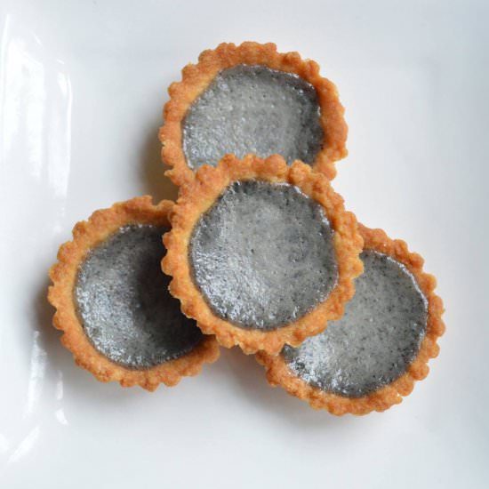 Black Sesame Tartlets