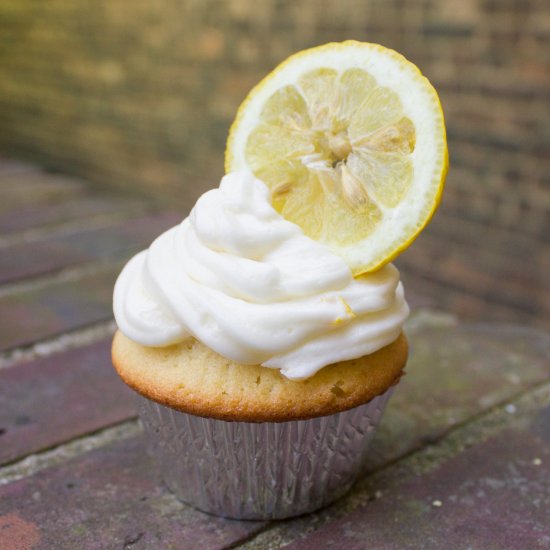 Amaretto Sour Cupcakes