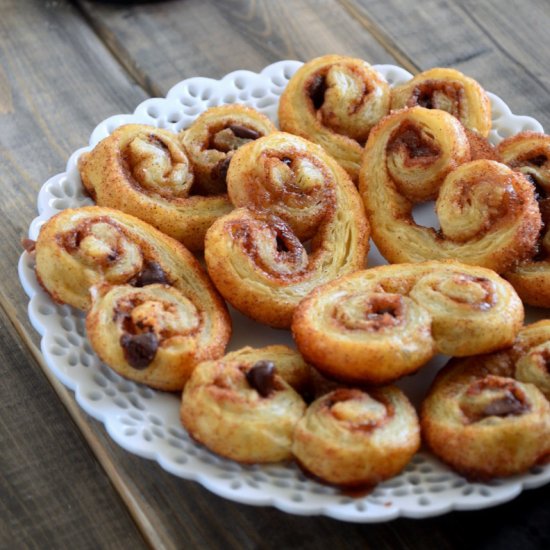 Cinnamon & Chocolate Chip Palmiers