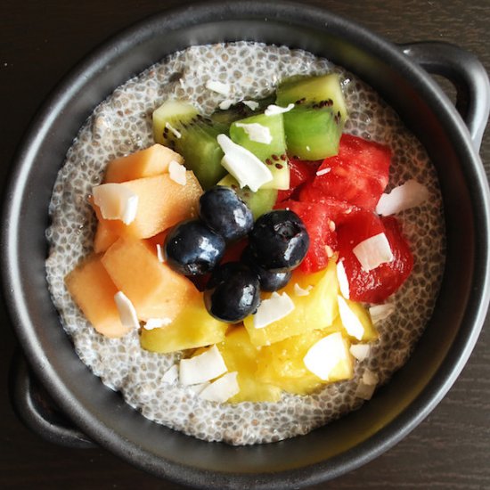 End-of-Summer Fruit & Chia Bowl