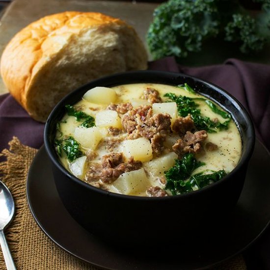 Slow Cooker Zuppa Toscana