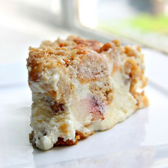 Peach Crumble Frozen Delight