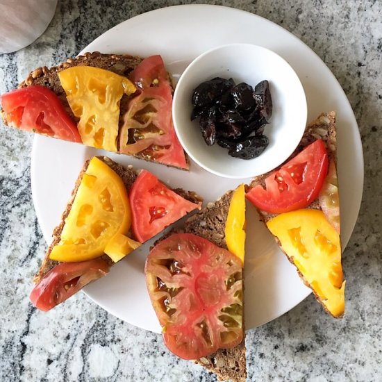 End-Of-Summer Heirloom Tomato Toast