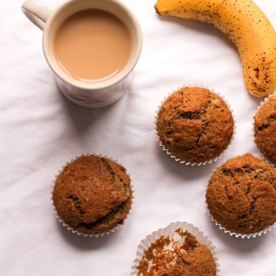 Banana Chai Muffins