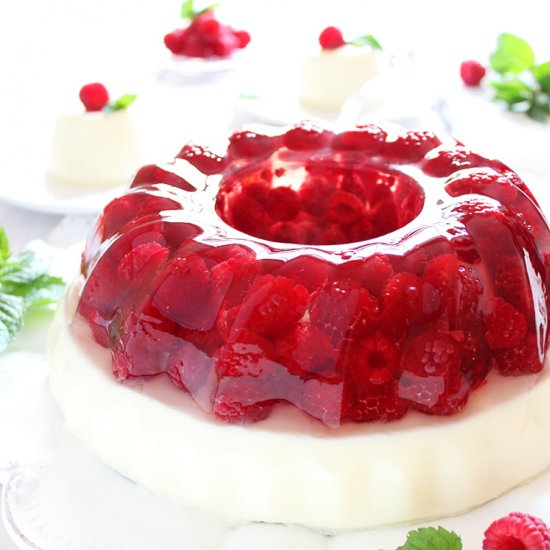 Raspberry Panna Cotta