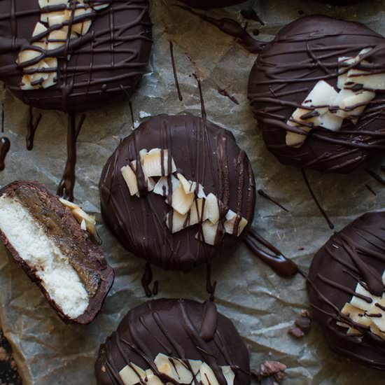 Raw Coconut Caramel Patties