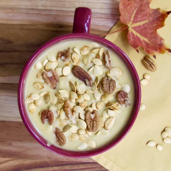 Creamy Autumn Squash and Pecan Soup