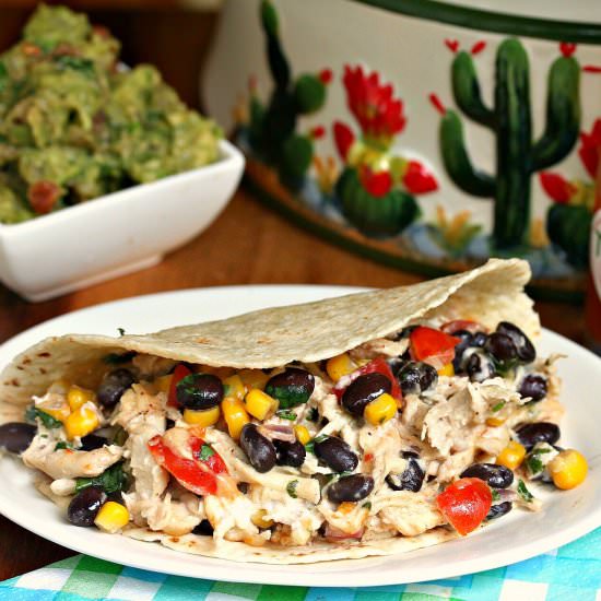 Crock Pot Chicken Tacos